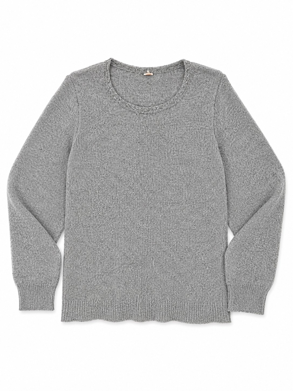 Vintage Windsor Wear Light Gray Crewneck Sweater Size Medium